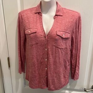 J. McLaughlin Berry Brynn Top size S